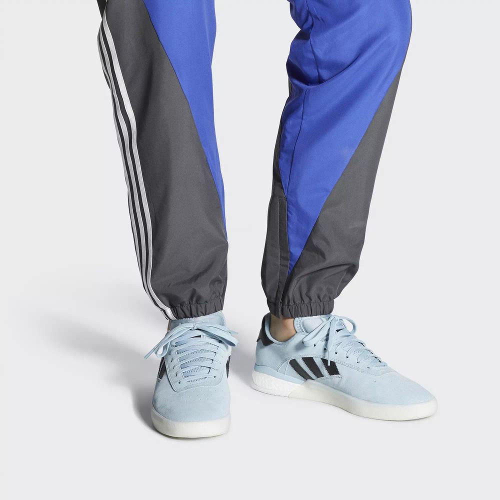 Adidas 3ST.004 Tenis Para Skate Azules Para Hombre (MX-12118)